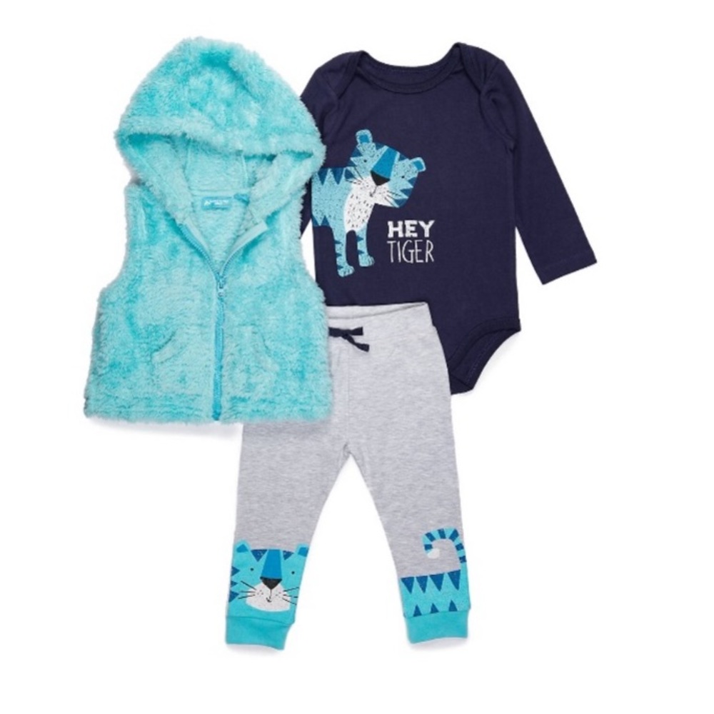 Lightning Bug Plush Vest, Hooded & Pants